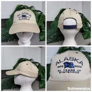 Alaska 50 Yrs Of Statehood Hat